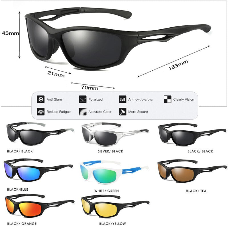 Men Polarized Sunglasses TR90 Frame Outdoor Tactical Sun glasses Driving Male Brand Design Military Eyewear gafas de sol hombre