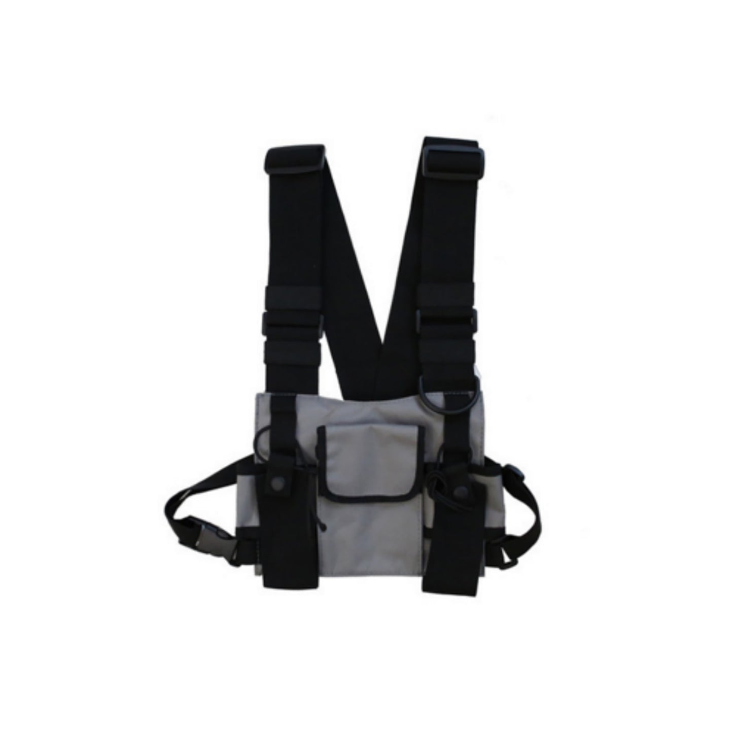 11 BYBB'S DARK Function Tactical Chest Bag Hip Hop Streetwear Men Functional Waist Bags Adjustable Pockets Waist Shoulder Bag