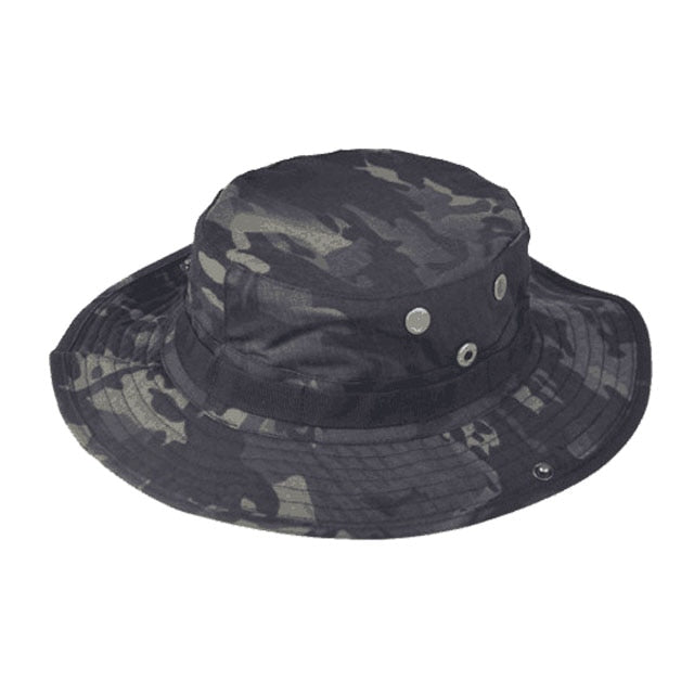 Camouflage Boonie Hat Tactical US Army Bucket Hats Military Multicam Panama Summer Cap Hunting Hiking Outdoor Camo Sun Caps Men
