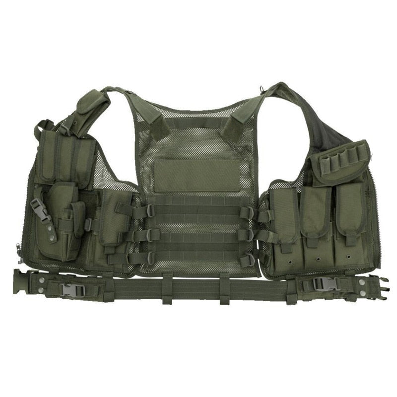 2023 Tactical Equipment Military Molle Vest Hunting Armor Vest Army Gear Airsoft Paintball Combat Protective Vest For CS Wargame
