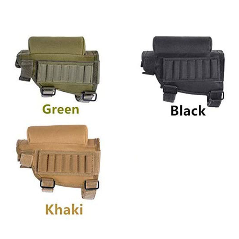 Outdoor Tactical Cheek Bag Bullet Bag Accessory Bag 98K CS Military Fan Two-In-One Bullet Bag Portable Gun Stock Bag