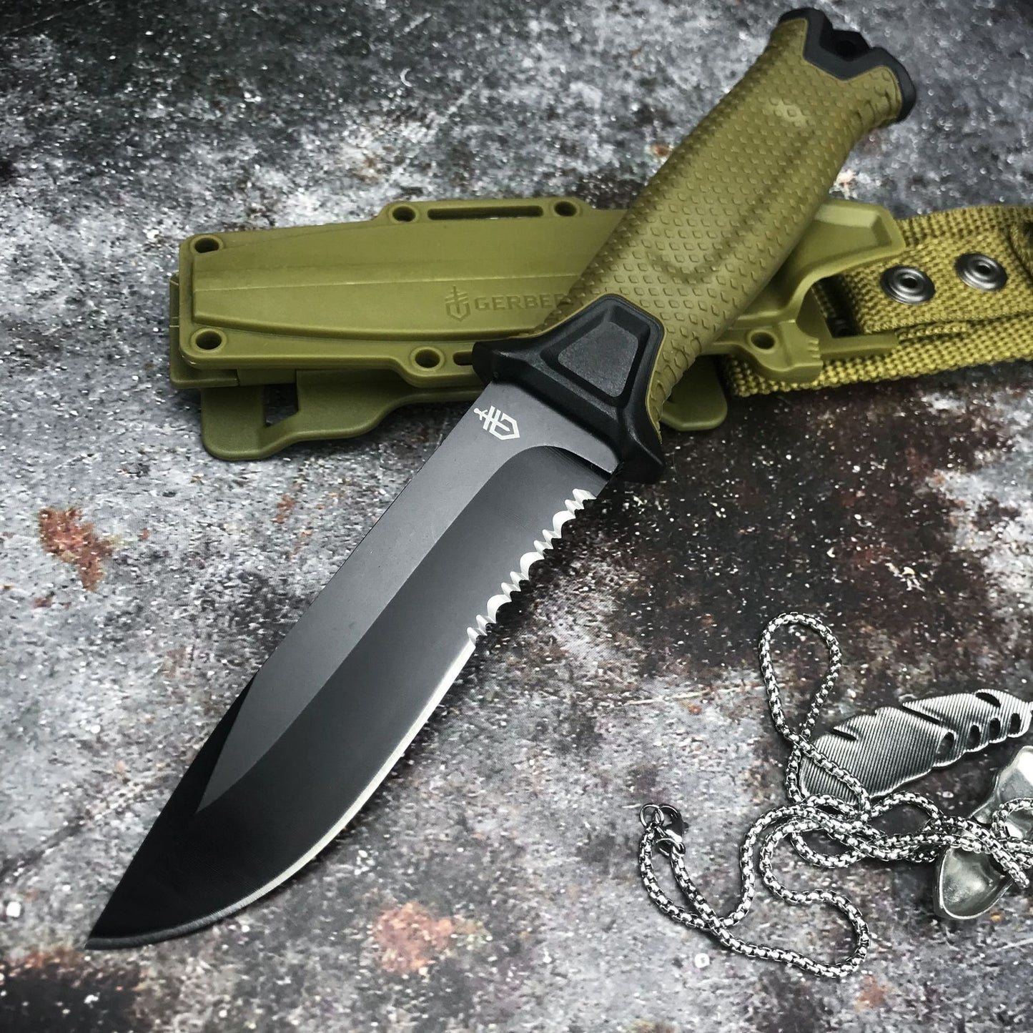 Goebel Infantry Outdoor Tactical Wilderness Survival Straight Knife Collection Of Self-Defense Carry Knives Outdoor Pocket Knife