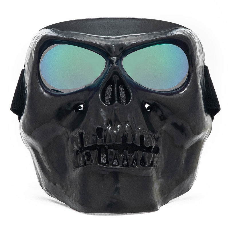 Retro Harley Skull Goggles Mask Motorcycle CS Tactical Protective Gear Outdoor Sports Riding Windproof Sand Goggles