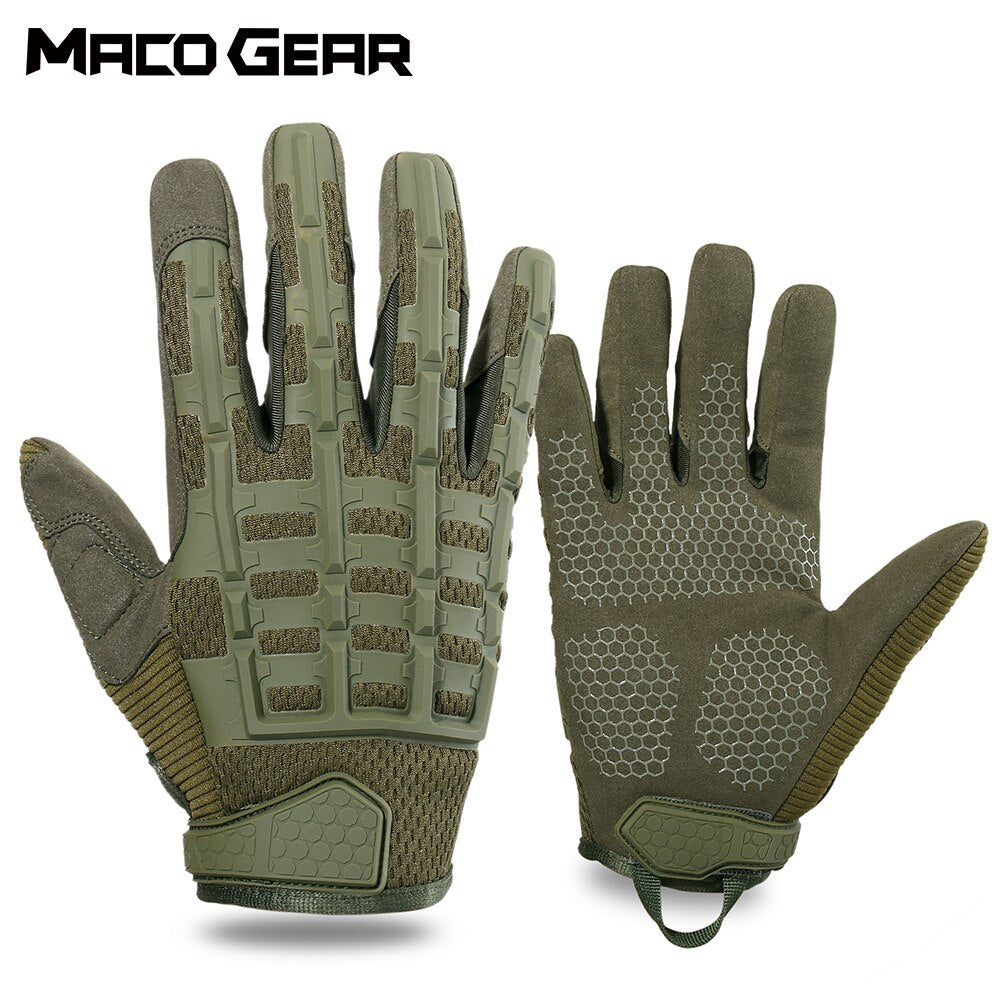 Outdoor Sports Tactical Gloves Full Finger Long Camo Glove Army Military Anti-skip Gear Airsoft Biking Shooting Paintball Men