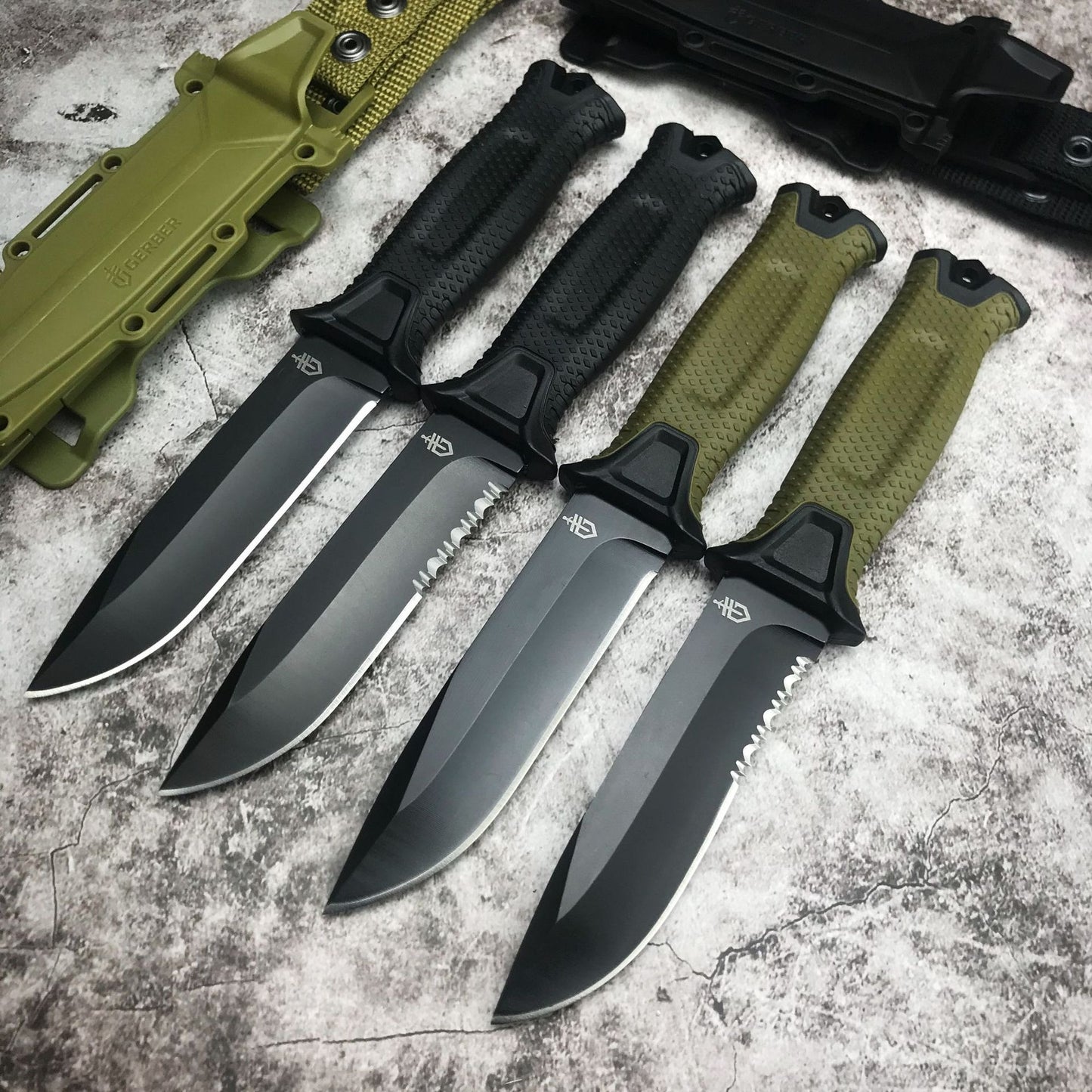 Goebel Infantry Outdoor Tactical Wilderness Survival Straight Knife Collection Of Self-Defense Carry Knives Outdoor Pocket Knife