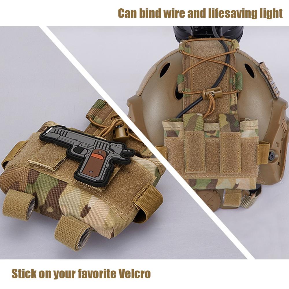 Tactical Pouch MK2 Battery Case For Helmet Airsoft Hunting Camo Battery Pouch Military Combat FAST Helmet Balance Weight Bags