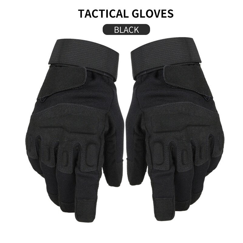 Winter Sport Gloves Men's Outdoor Military Gloves Full Finger Army Tactical Mittens Wear-resistant Riding Gloves