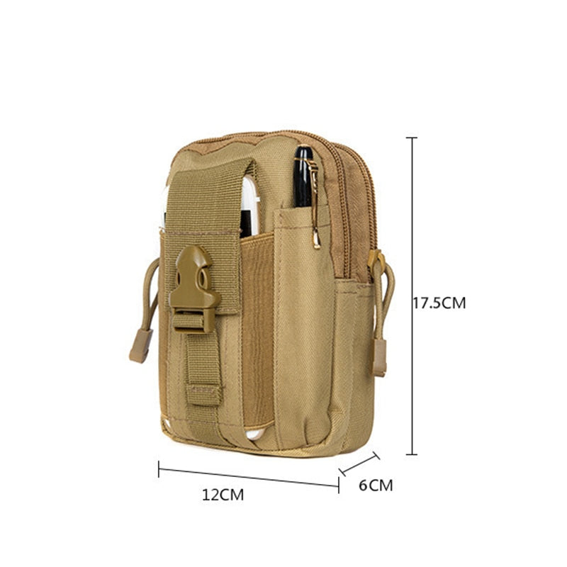 Outdoor Military Tactical Bag Waterproof Camping Waist Belt Bag Sports Army Backpack Wallet Pouch Phone Case For Travel Hiking