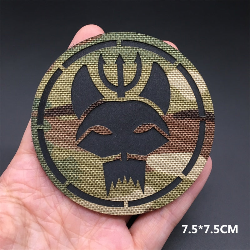 (42 Styles) Korea France Spain America Israel Flags Military Patches IR Infrared Reflective Patches on Clothes Tactical Badges