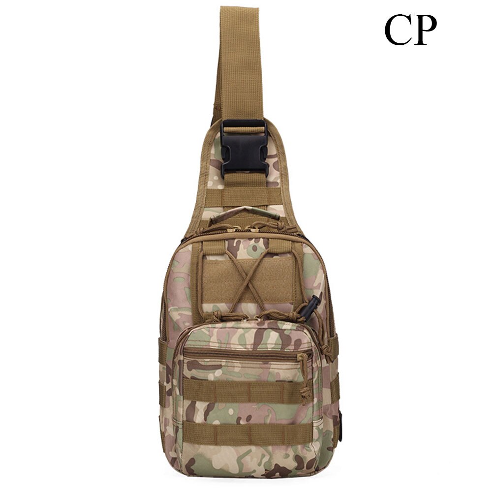 PROTECTOR PLUS Outdoor Tactical Military Crossbody Bag Sling Shoulder Chest Pack Men Camo Army Travel Hiking Camping Sport Bag