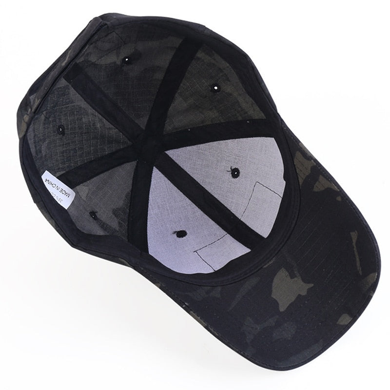 1PCS Military Baseball Caps Camouflage Tactical Army Soldier Combat Paintball Adjustable Summer Snapback Sun Hats Men Women