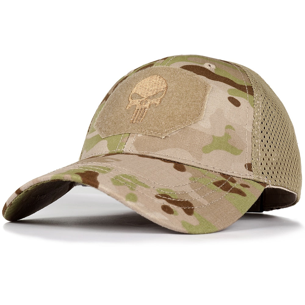 Military Baseball Caps Camouflage Tactical Army Combat Paintball Basketball Football Adjustable Classic Snapback Sun Hats Men