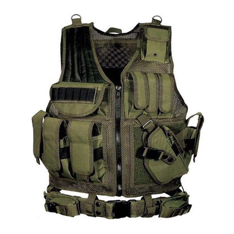 2023 Tactical Equipment Military Molle Vest Hunting Armor Vest Army Gear Airsoft Paintball Combat Protective Vest For CS Wargame