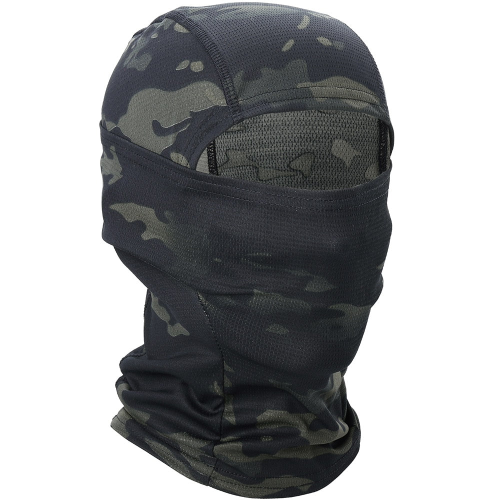 Multicam Camouflage Balaclava Full Face Scarf Mask Hiking Cycling Hunting Army Bike Military Head Cover Tactical Airsoft Cap Men