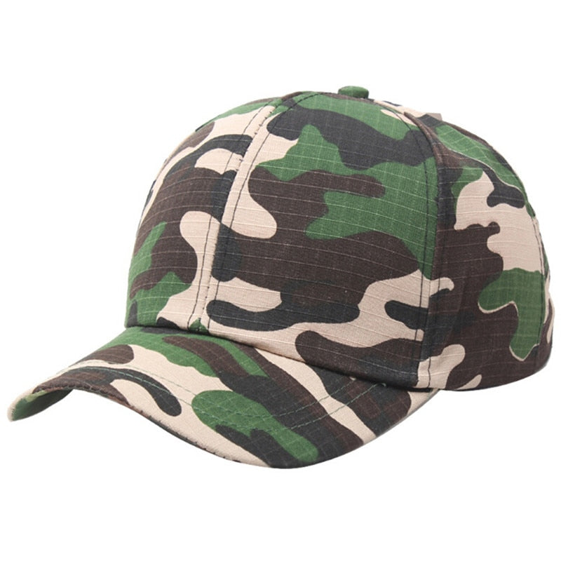 1PCS Military Baseball Caps Camouflage Tactical Army Soldier Combat Paintball Adjustable Summer Snapback Sun Hats Men Women