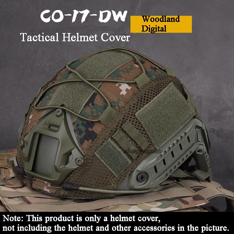 Tactical Helmet Cover for Fast MH PJ BJ Helmet Airsoft Paintball Helmet Cover Military Accessories