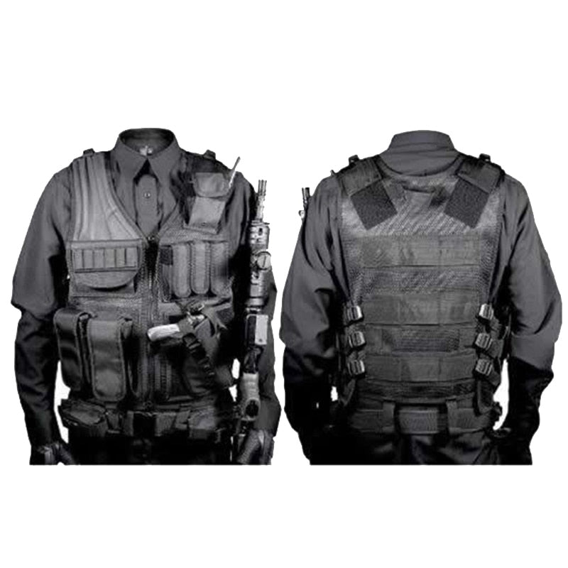 2023 Tactical Equipment Military Molle Vest Hunting Armor Vest Army Gear Airsoft Paintball Combat Protective Vest For CS Wargame