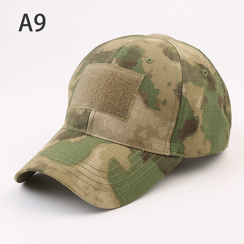 1PCS Military Baseball Caps Camouflage Tactical Army Soldier Combat Paintball Adjustable Summer Snapback Sun Hats Men Women