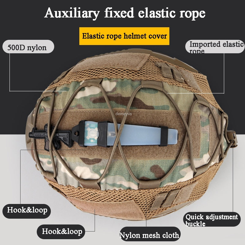 Tactical Helmet Cover for Fast MH PJ BJ Helmet Airsoft Paintball Helmet Cover Military Accessories