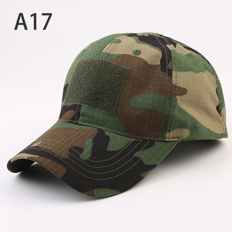 1PCS Military Baseball Caps Camouflage Tactical Army Soldier Combat Paintball Adjustable Summer Snapback Sun Hats Men Women