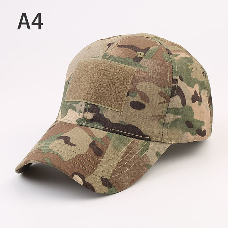 1PCS Military Baseball Caps Camouflage Tactical Army Soldier Combat Paintball Adjustable Summer Snapback Sun Hats Men Women