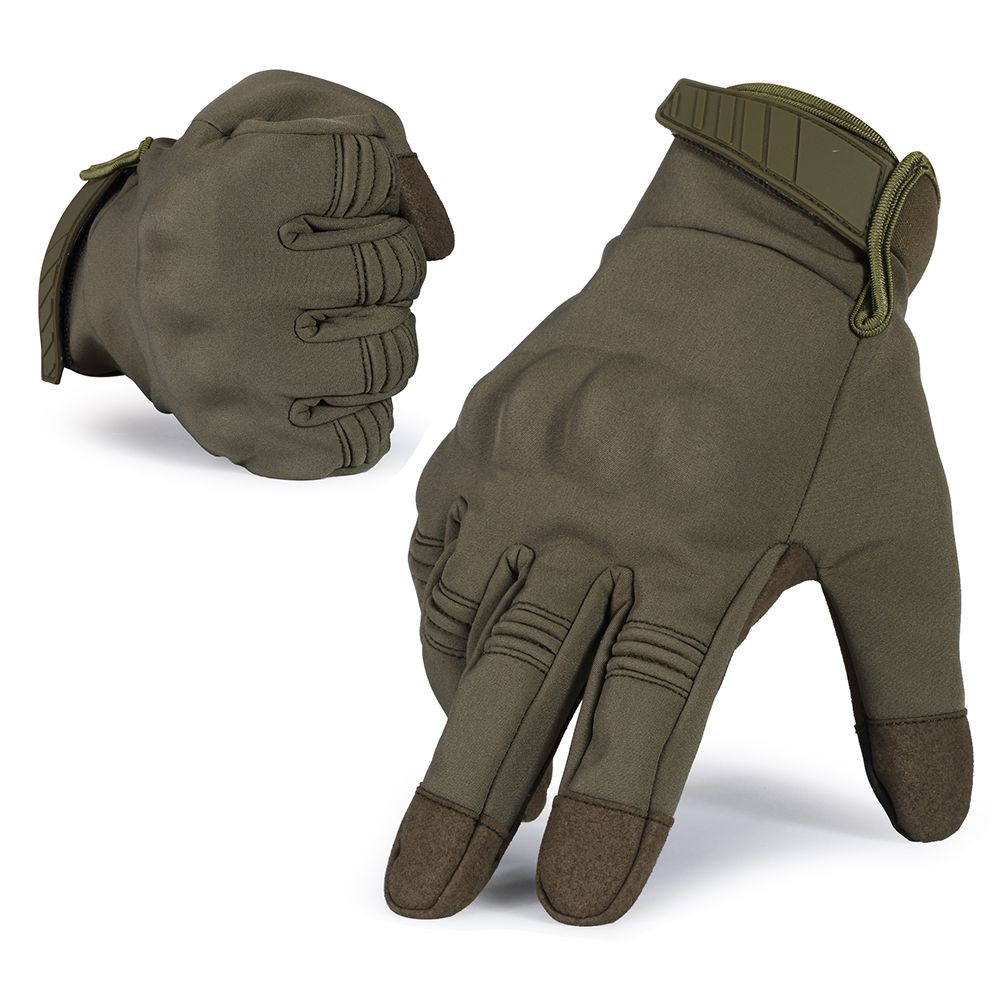 Tactical Gloves Touch Screen Full Finger Glove Hard Shell Fleece Army Military Combat Airsoft Hunting Hiking Bicycle Cycling Men