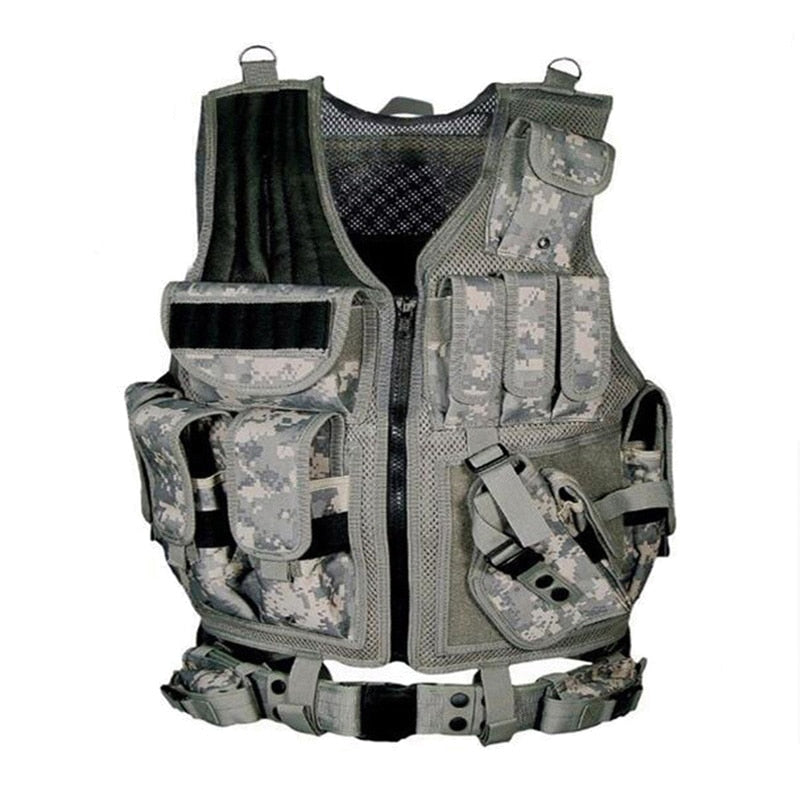 2023 Tactical Equipment Military Molle Vest Hunting Armor Vest Army Gear Airsoft Paintball Combat Protective Vest For CS Wargame