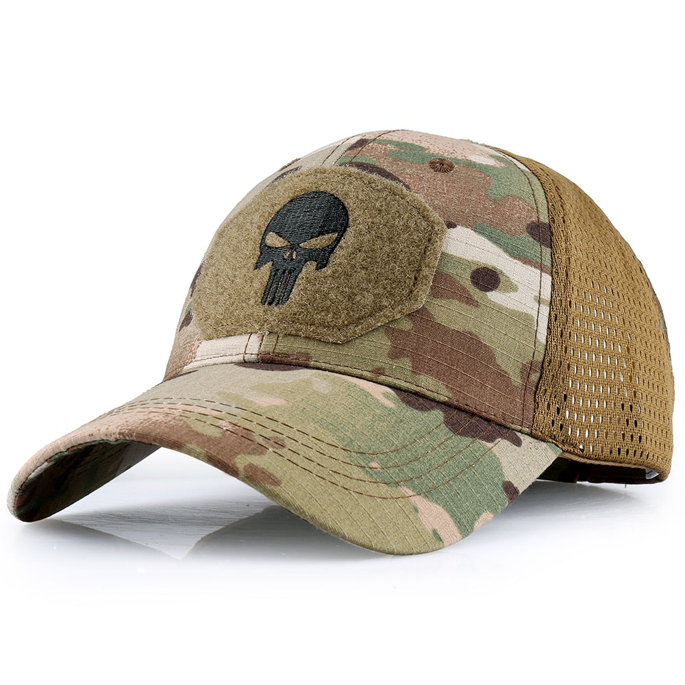 Military Baseball Caps Camouflage Tactical Army Combat Paintball Basketball Football Adjustable Classic Snapback Sun Hats Men