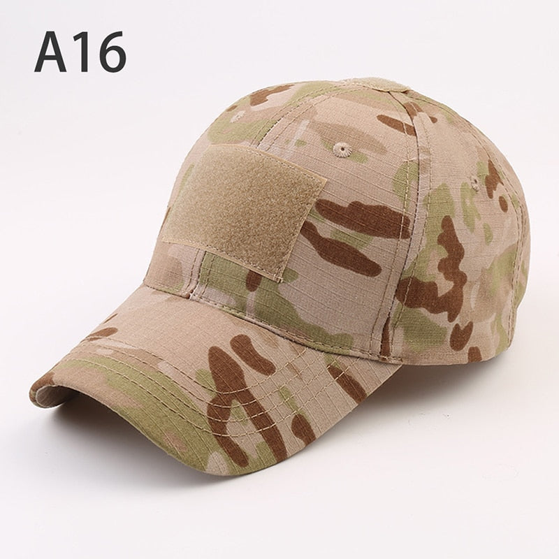 1PCS Military Baseball Caps Camouflage Tactical Army Soldier Combat Paintball Adjustable Summer Snapback Sun Hats Men Women