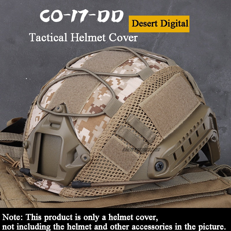 Tactical Helmet Cover for Fast MH PJ BJ Helmet Airsoft Paintball Helmet Cover Military Accessories