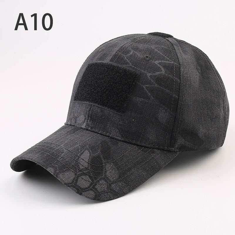 1PCS Military Baseball Caps Camouflage Tactical Army Soldier Combat Paintball Adjustable Summer Snapback Sun Hats Men Women