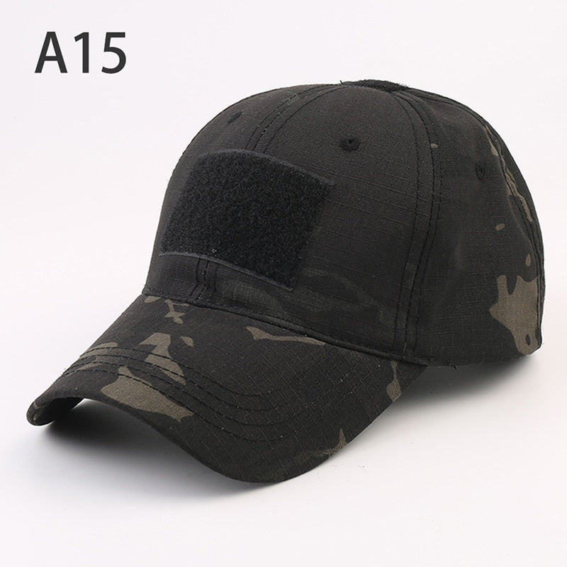 1PCS Military Baseball Caps Camouflage Tactical Army Soldier Combat Paintball Adjustable Summer Snapback Sun Hats Men Women